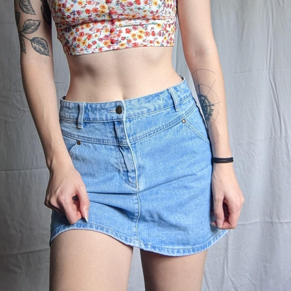 Forever 21 Jean Mini Skirt